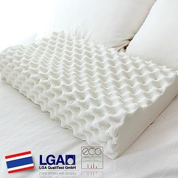 HONORS 天然ラテックス100% 高反発枕（ドリアン型枕） いびき防止 酷いイビキや無呼吸症候群の方にお勧め！ 洗濯可能 59.5x39x13.5cm